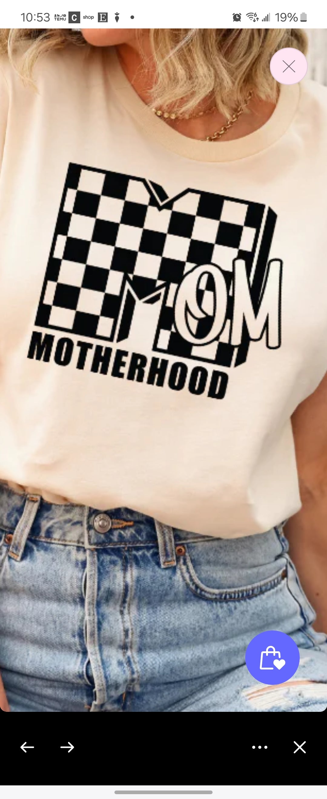 Checkered M Motherhood